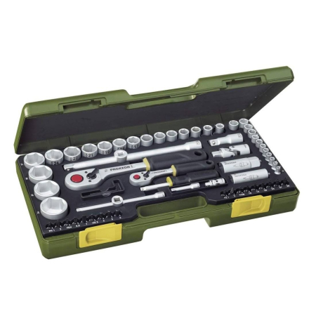 Set / trusa chei tubulare - Trusa chei tubulare Proxxon 23286, 1/4"-1/2", 65 piese