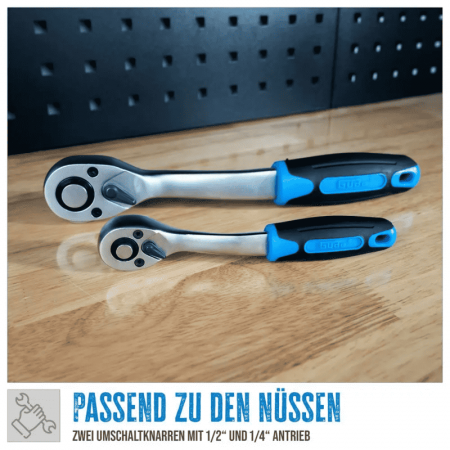 Trusa combinata de scule GWZK 104 Gude 39002, 104 piese [4]