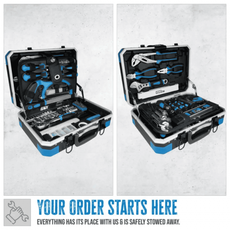 Trusa combinata de scule GWZK 241 Gude 39005, 241 piese [5]