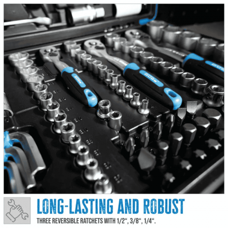 Trusa combinata de scule GWZK 157 Gude 39003, 157 piese [2]