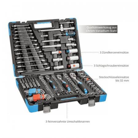Trusa combinata de scule GWZK 157 Gude 39003, 157 piese [7]