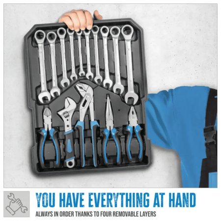 Trusa combinata de scule GWZK 500 Gude 39004, 500 piese [8]