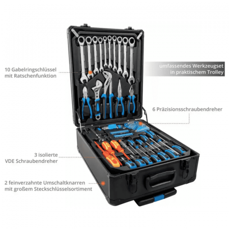 Trusa combinata de scule GWZK 500 Gude 39004, 500 piese [9]