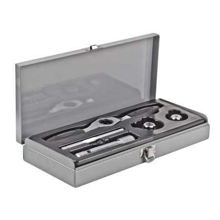 Set / trusa chei tubulare - Trusa de suporti pentru tarozi si filiere Dema 20471, 5 piese