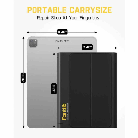 Trusa surubelnita electrica de precizie cu acumulator plus accesorii pentru telefoane mobile E1 NEX Fanttik E1NEXWorkstation, 85 piese [8]