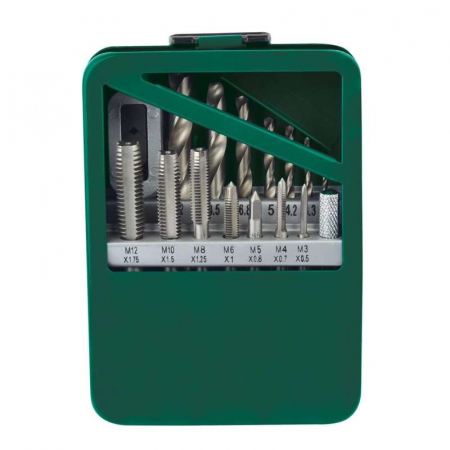 Filiere si Tarozi - Trusa tarozi si burghie Mannesmann 53215, 15 piese