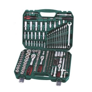 Set / trusa chei tubulare - Trusa chei tubulare si biti Troy 26104, 219 piese