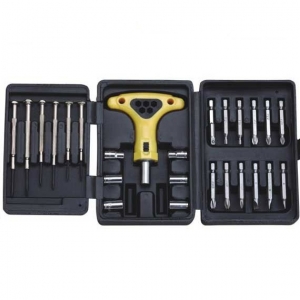 Surubelnite - Trusa surubelnite de precizie si biti Wert 2240, 26 piese