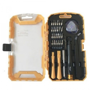 Surubelnite - Trusa surubelnite de precizie pentru telefoane mobile Wert 2258, 32 piese