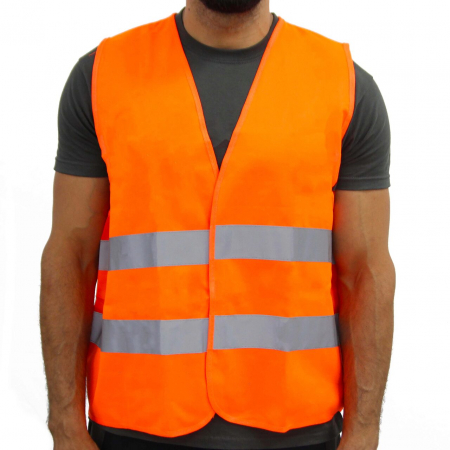 Vesta reflectorizanta ProHand HI-VIS2-O-XL, portocalie, XL [5]