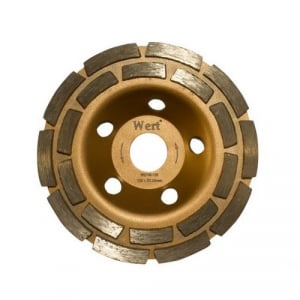 Flex & Polizor Unghiular, Suporti & Discuri - Disc dublu diamantat, taiere beton Wert 2740-115, Ø115x22.23 mm