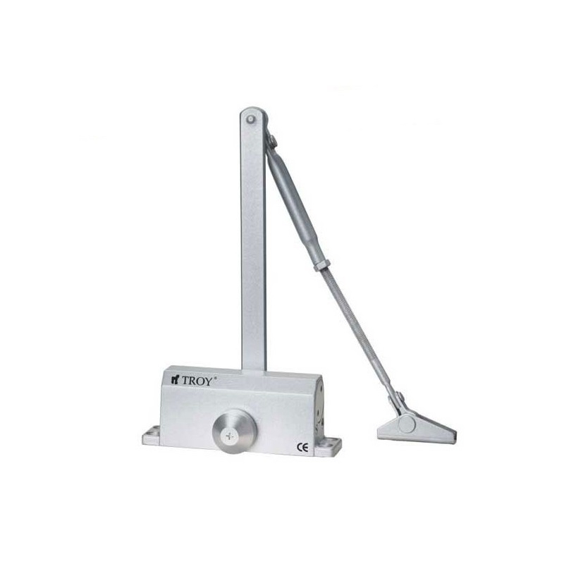 Amortizor hidraulic pentru usa Troy 27302, 60-85 Kg, 206 mm