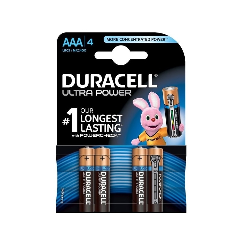 Set Baterii Aaa Duracell 5000394002692 4 Bucati Duralock Ultra Power Duracell