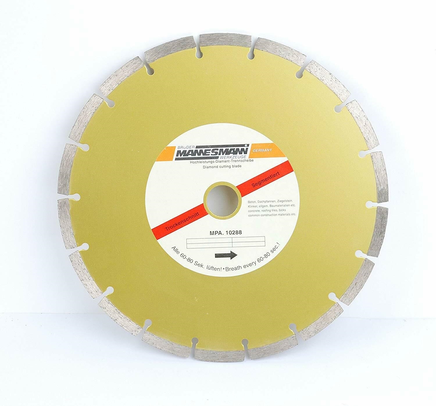 Disc diamantat segmentat pentru fierastrau circular Mannesmann 1245-300, O300x22.2 mm