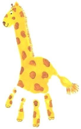 Dactilo-pictura girafa