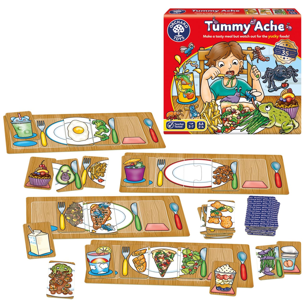 Joc educativ Durerea de Burtica TUMMY ACHE, Orchard Toys, 2-3 ani + [3]