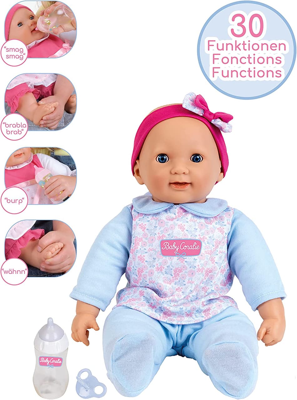 Jocuri de rol - Papusa Printesa Coralie Interactiva 30 functii, Klein, 2-3 ani +