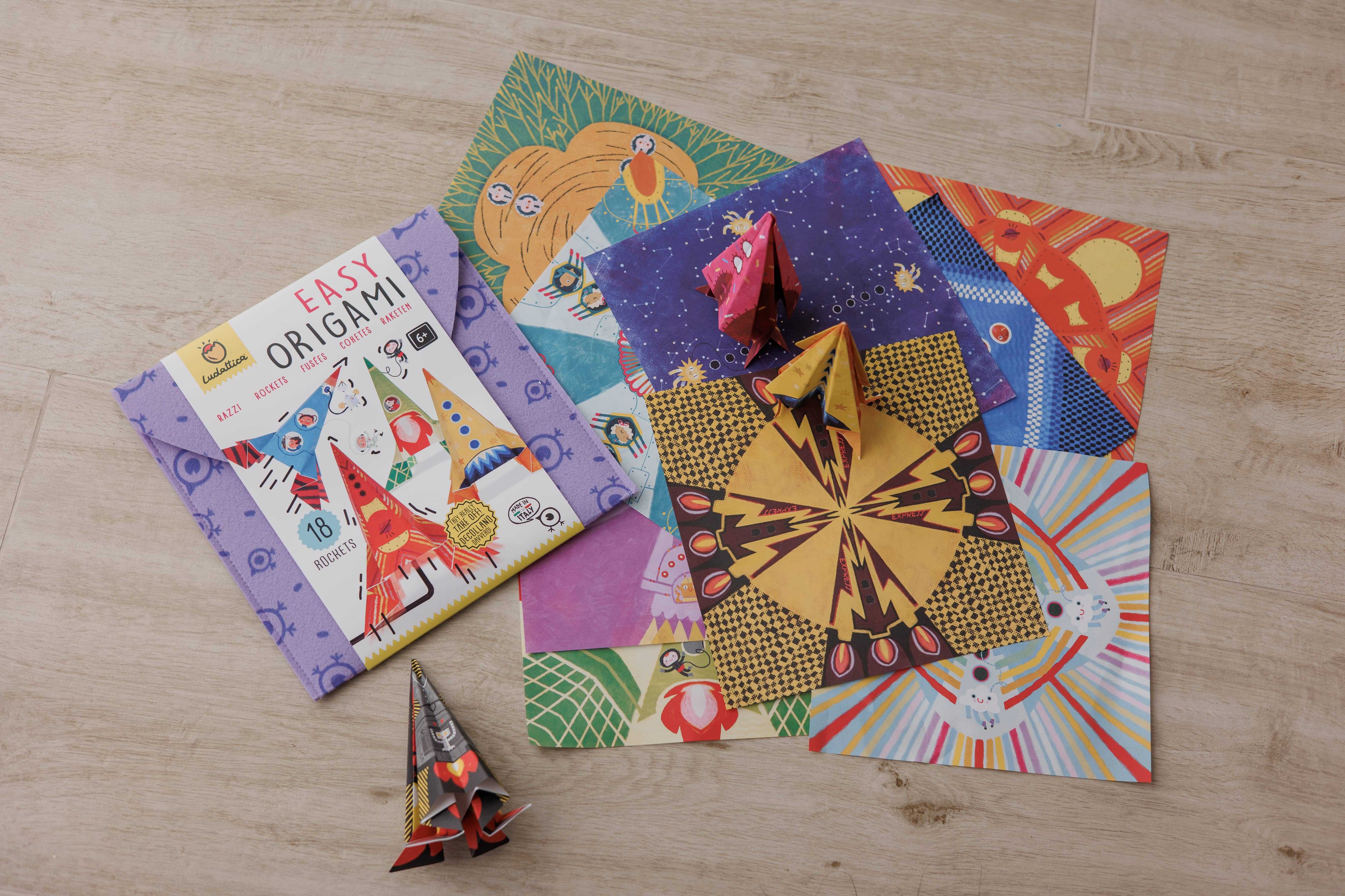 Set indemanare Origami incepatori - Rachete, Ludattica, +6 ani [3]