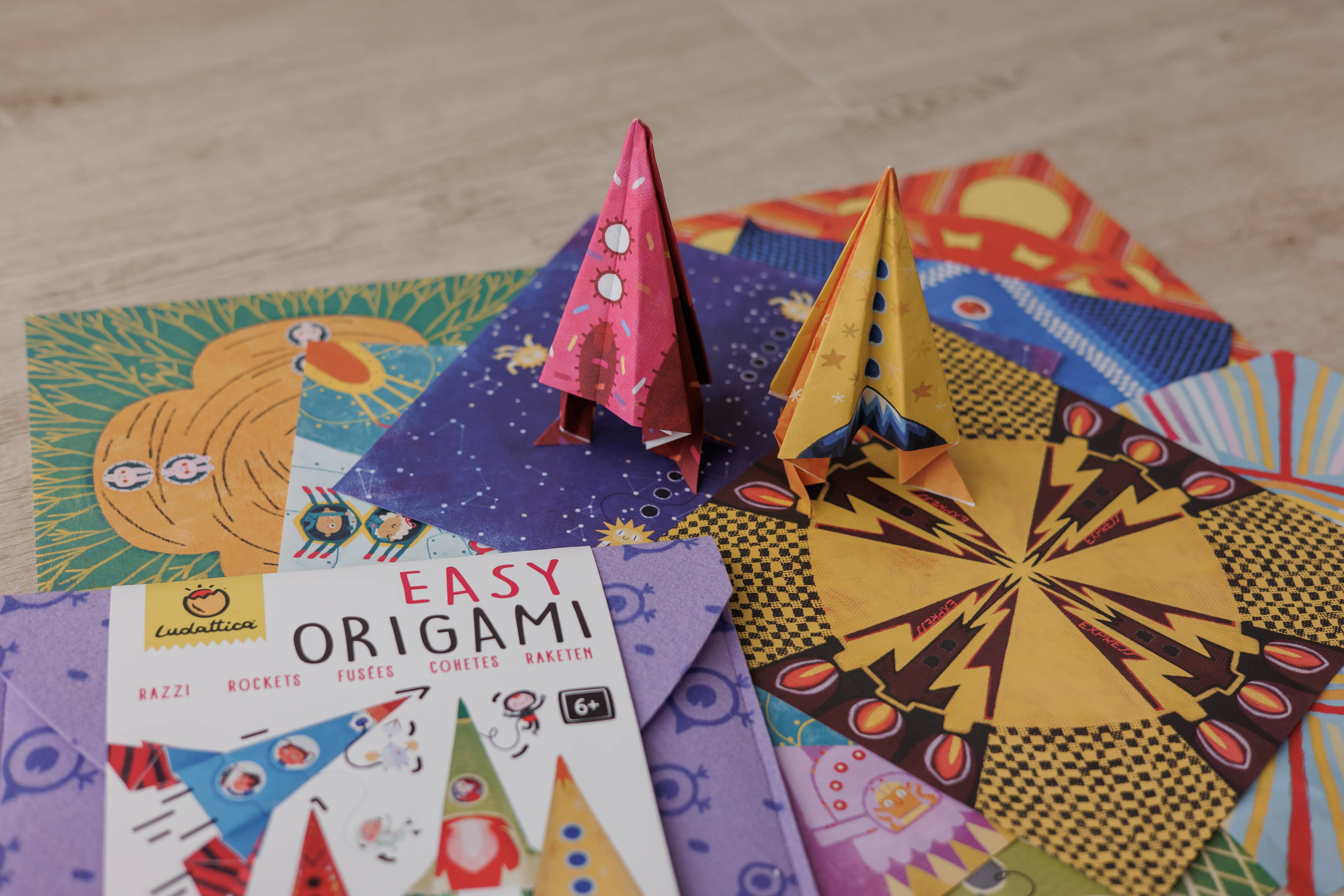 Set indemanare Origami incepatori - Rachete, Ludattica, +6 ani [4]