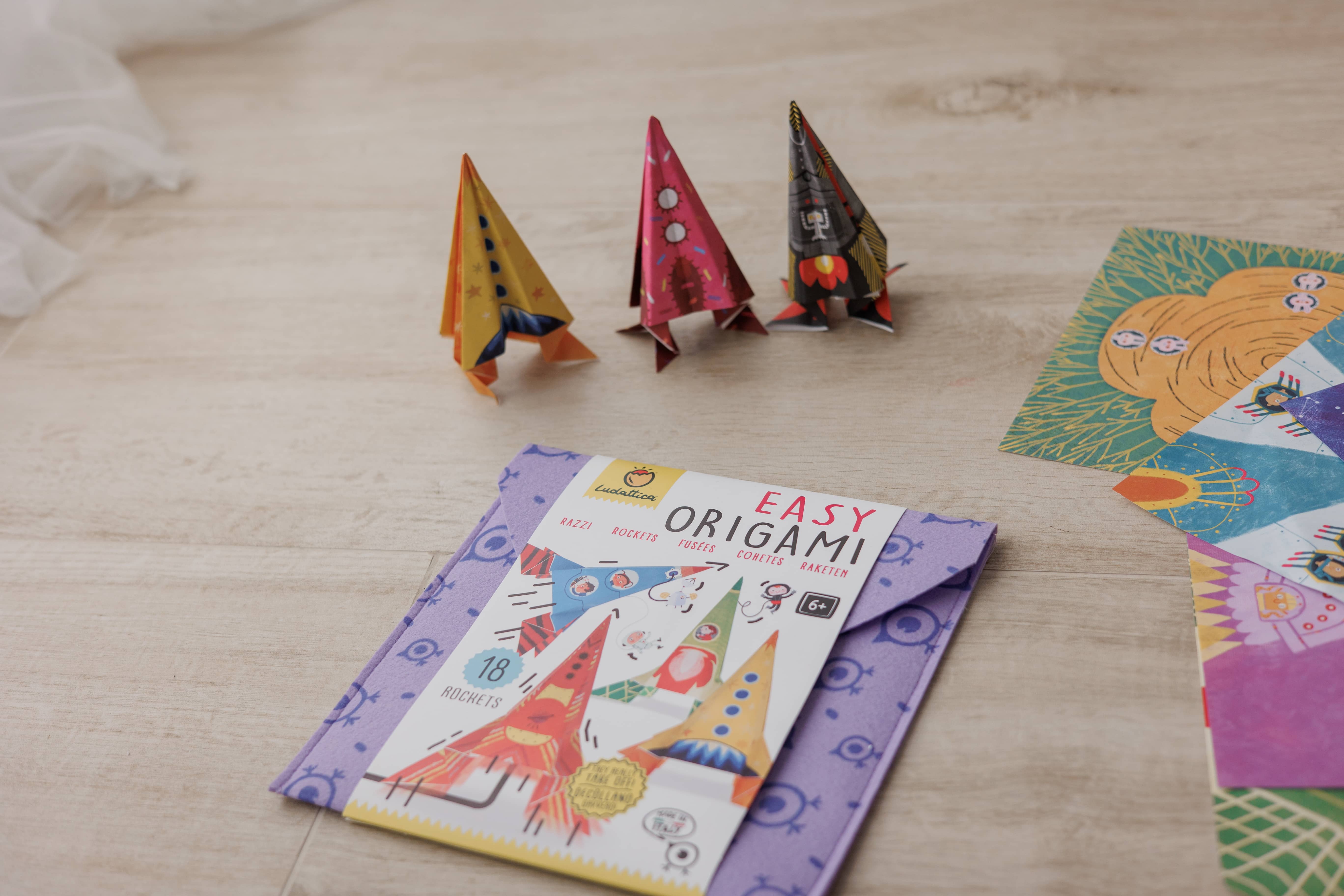 Set indemanare Origami incepatori - Rachete, Ludattica, +6 ani [5]