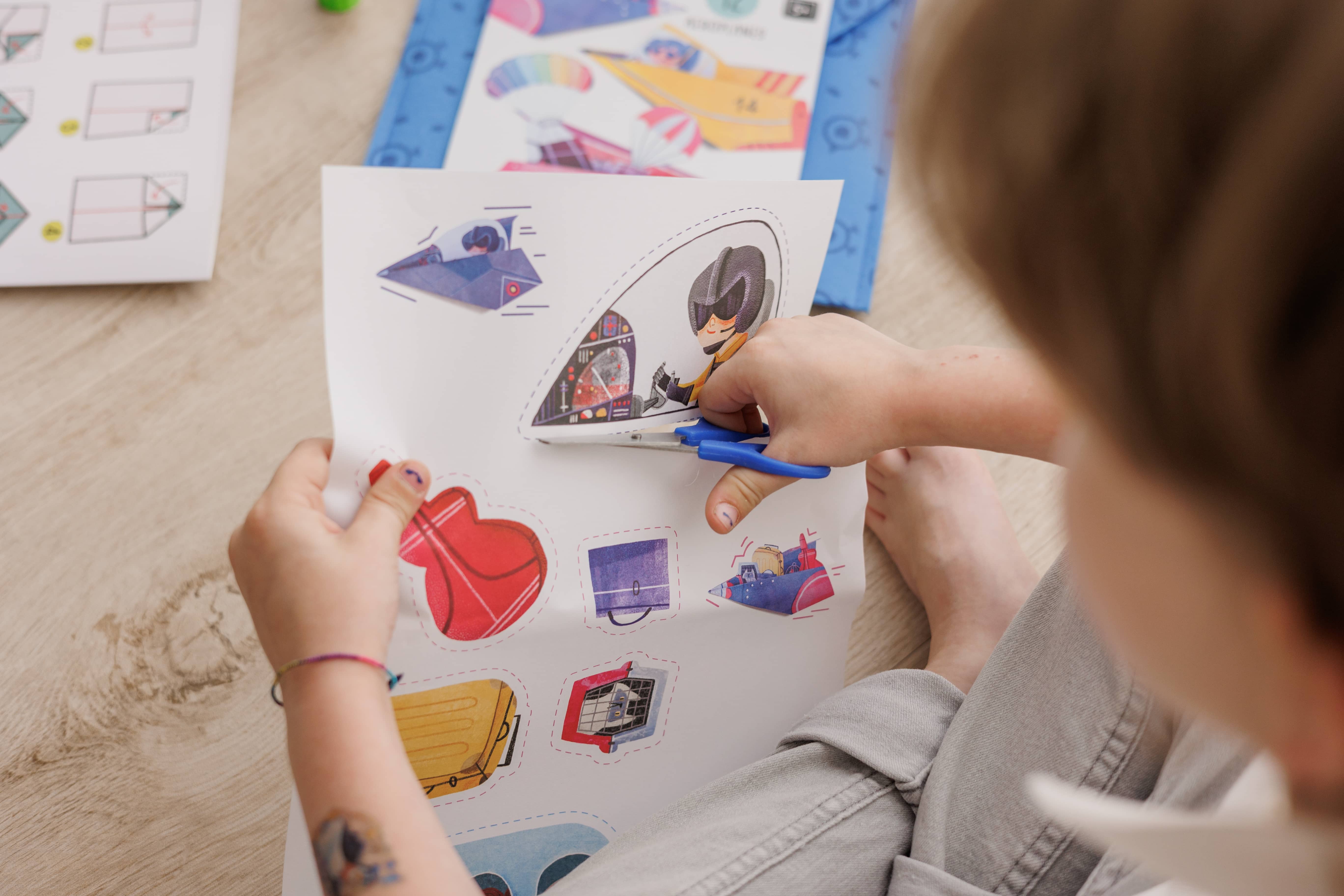 Set Origami incepatori - Avioane, Ludattica, 4-5 ani + [3]