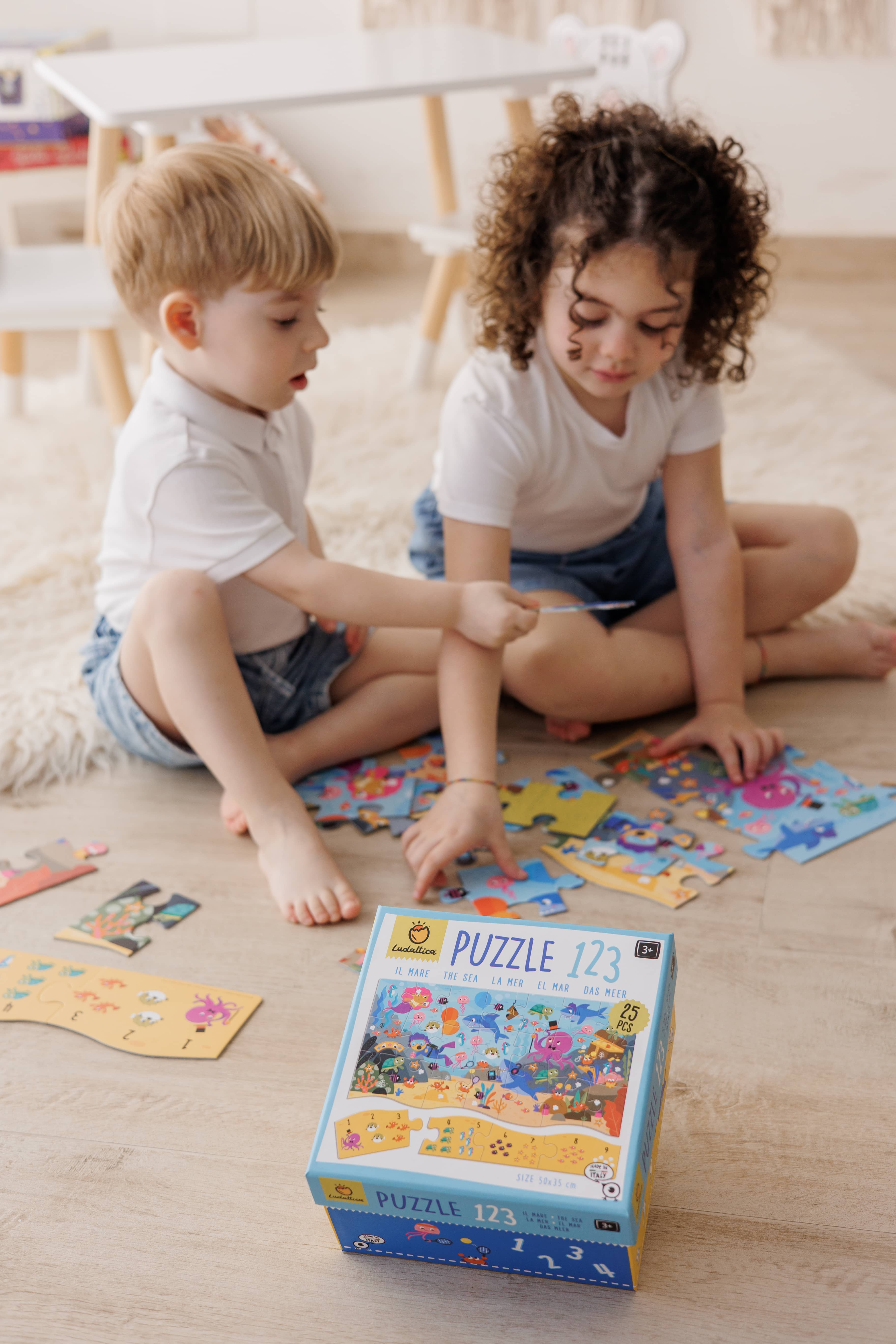 Puzzle 123 - Marea, Ludattica, 3 ani+, 25 piese [5]