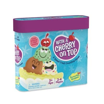 Jocuri de societate - Joc de societate de numarat With a cherry- on top, Peaceable Kingdom, + 3 ani