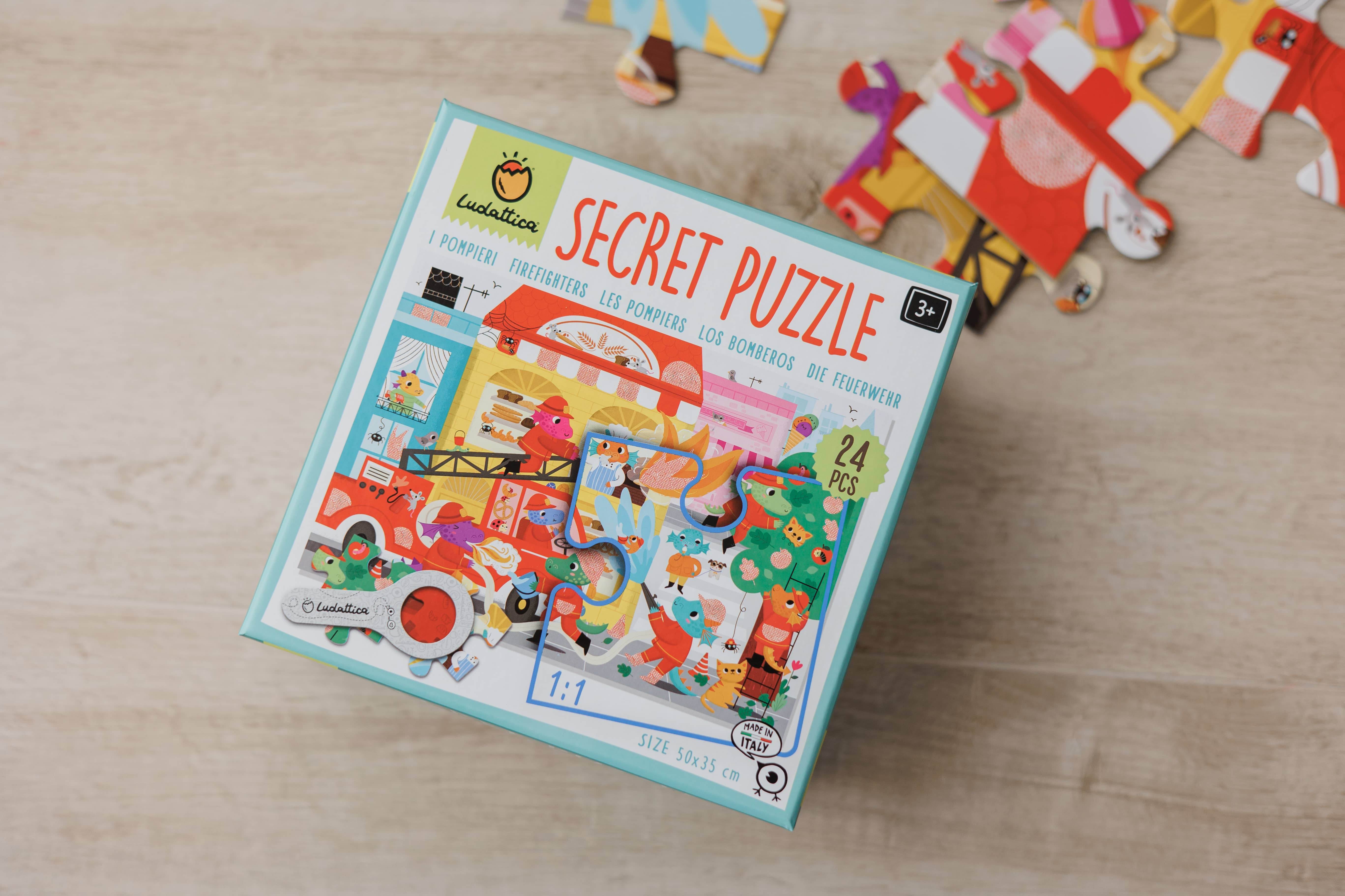 Secret Puzzle - Pompierii, Ludattica, 3 ani +, 24 piese [3]