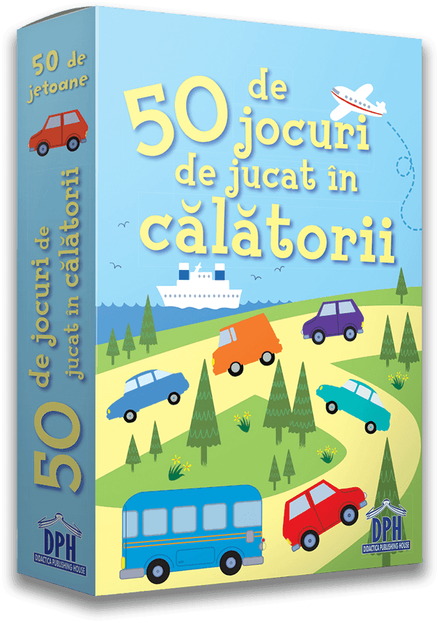 Jucarii interactive - Joc interactiv 50 de jocuri de jucat in calatorii, DPH, 4-5 ani +