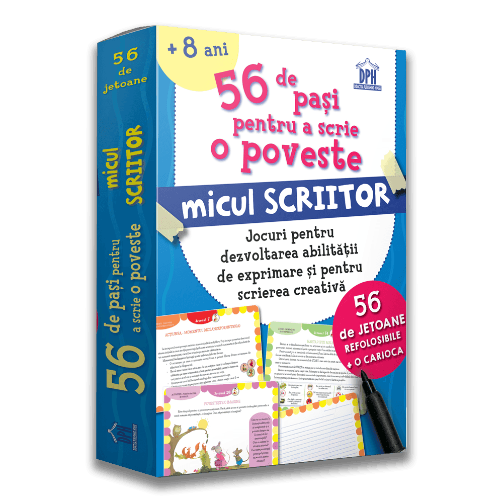 56 de Pasi pentru a scrie o poveste - Micul scriitor, DPH, 8-9 ani + [1]