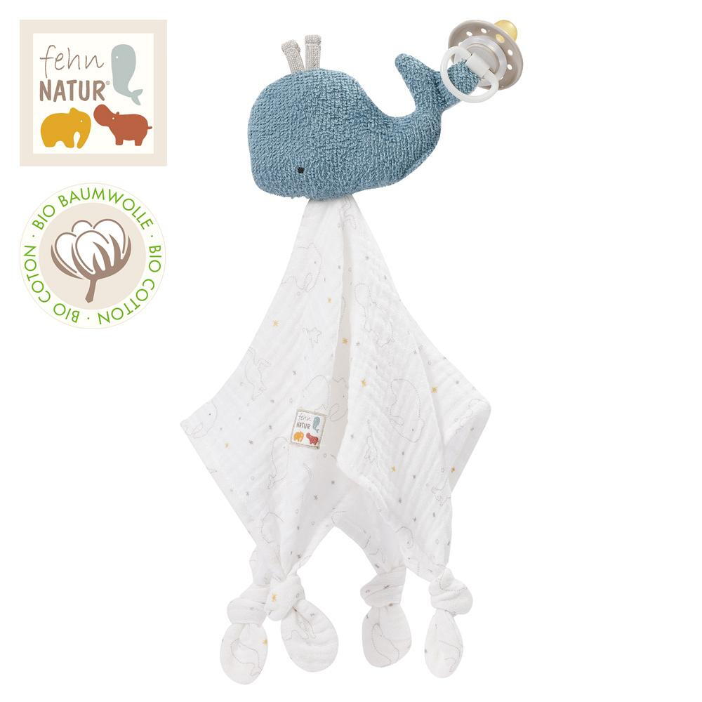 Jucarie doudou - Balenuta NATUR, Fehn, 0-1 ani + [1]