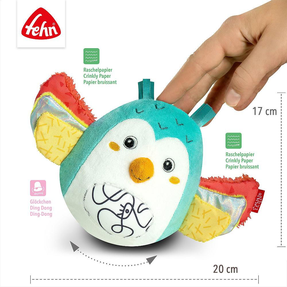 Jucarie Roly Poly - Bufnita, Fehn, 6 luni+ [4]