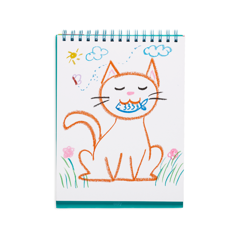Creioane acuarele cu gel, Cat Parade, set 12 culori, Ooly, +3 ani [7]