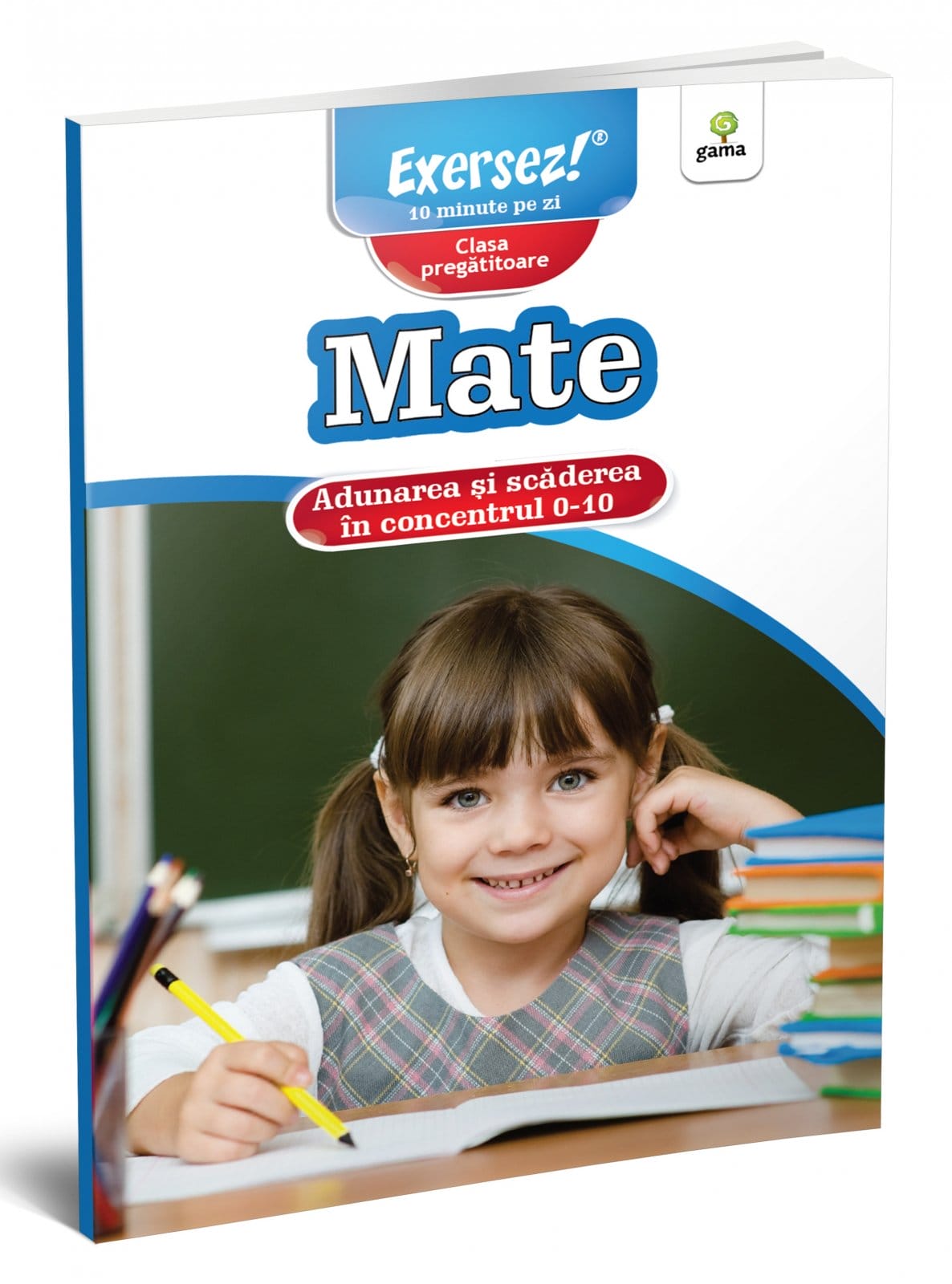 Carti si culegeri cu exercitii - Adunarea și scăderea în concentrul 0 - 10, Editura Gama, 4-5 ani +