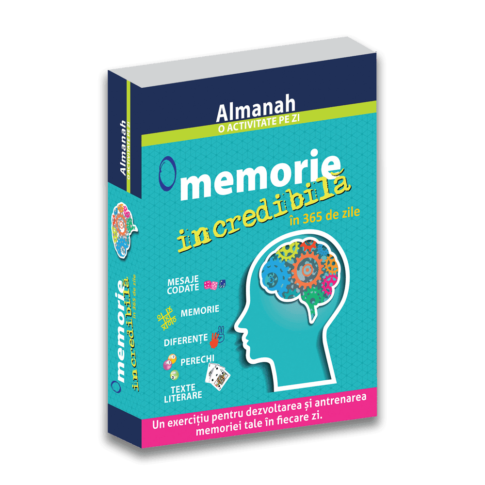 Carti pentru copii - Almanah - O activitate pe zi: O memorie incredibila in 365 de zile, DPH, 4-5 ani +