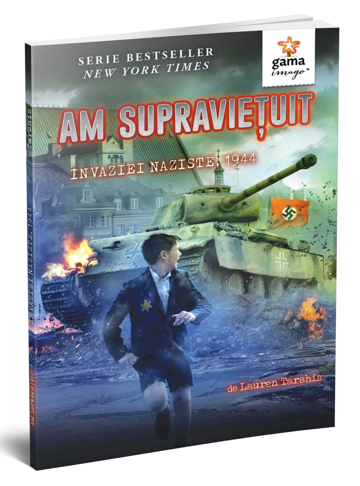 Carti de fictiune - Am supraviețuit invaziei naziste, 1944, Editura Gama, 8-9 ani +