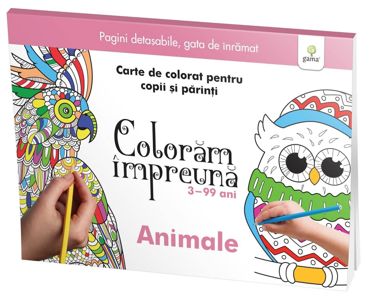 Animale, Carte de Colorat, Editura Gama, 2-3 ani + [1]