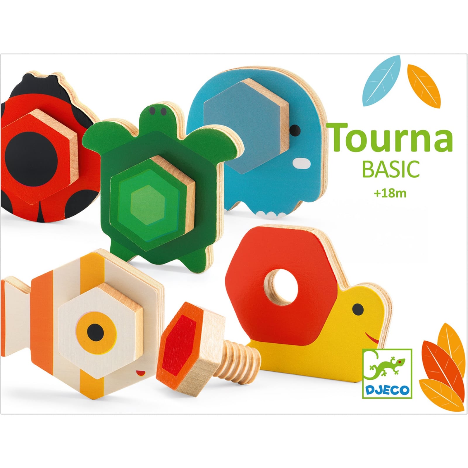 Animale cu surub, TournaBasic Djeco, 1-2 ani + [2]