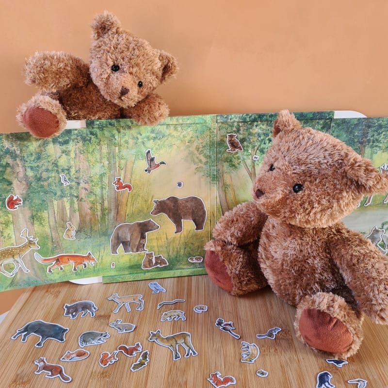 Animale din padure, set magnetic Egmont toys, + 3 ani [2]