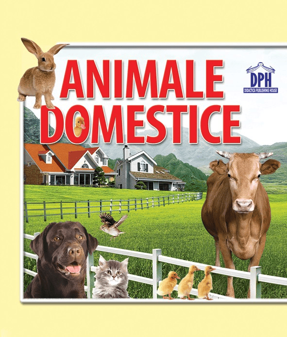 Jucarii bebelusi - Animale domestice - Carte pliata, DPH, 0-1 ani +
