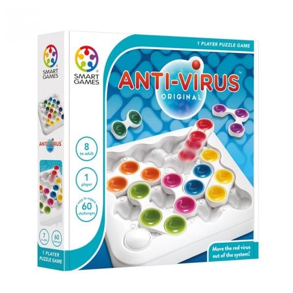 Jocuri de logica - Smart Games - Anti-Virus, joc de logica cu 60 de provocari, 8+ ani