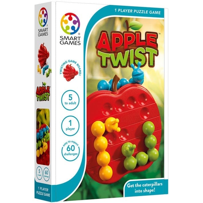 Jocuri de logica - Smart Games - Apple Twist, joc de logica cu 60 de provocari, 5+ ani