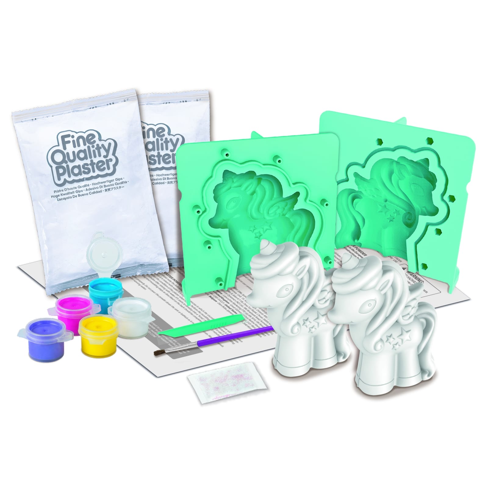 Atelier creativ 3D Modeleaza si picteaza - Unicorni cu sclipici, + 5 ani [3]