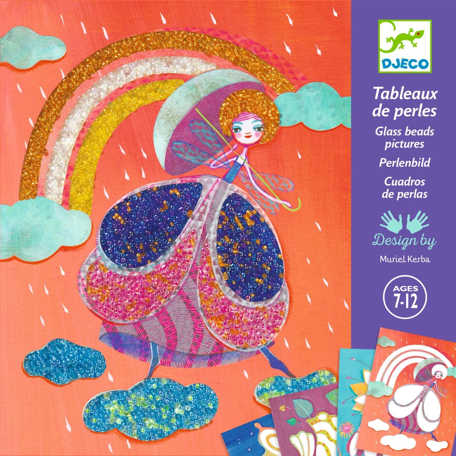 Atelier creativ cu margele, Wonderland- taramul zanelor, Djeco, 6-7 ani + [1]