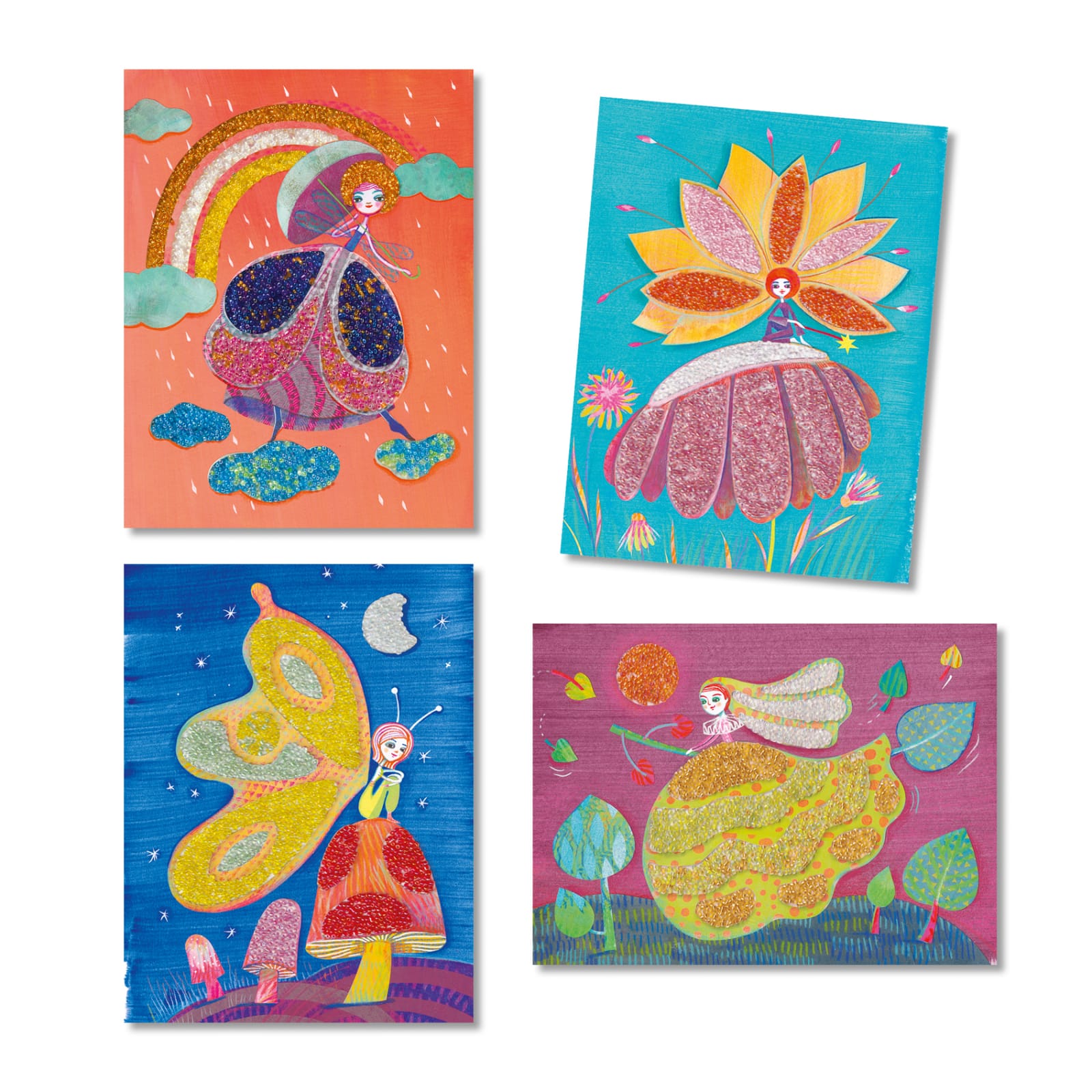 Atelier creativ cu margele, Wonderland- taramul zanelor, Djeco, 6-7 ani + [2]