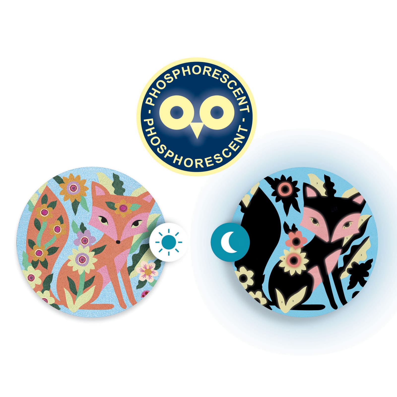 Atelier creativ cu nisip fluorescent, Animale luminoase, Djeco, 4-5 ani + [4]