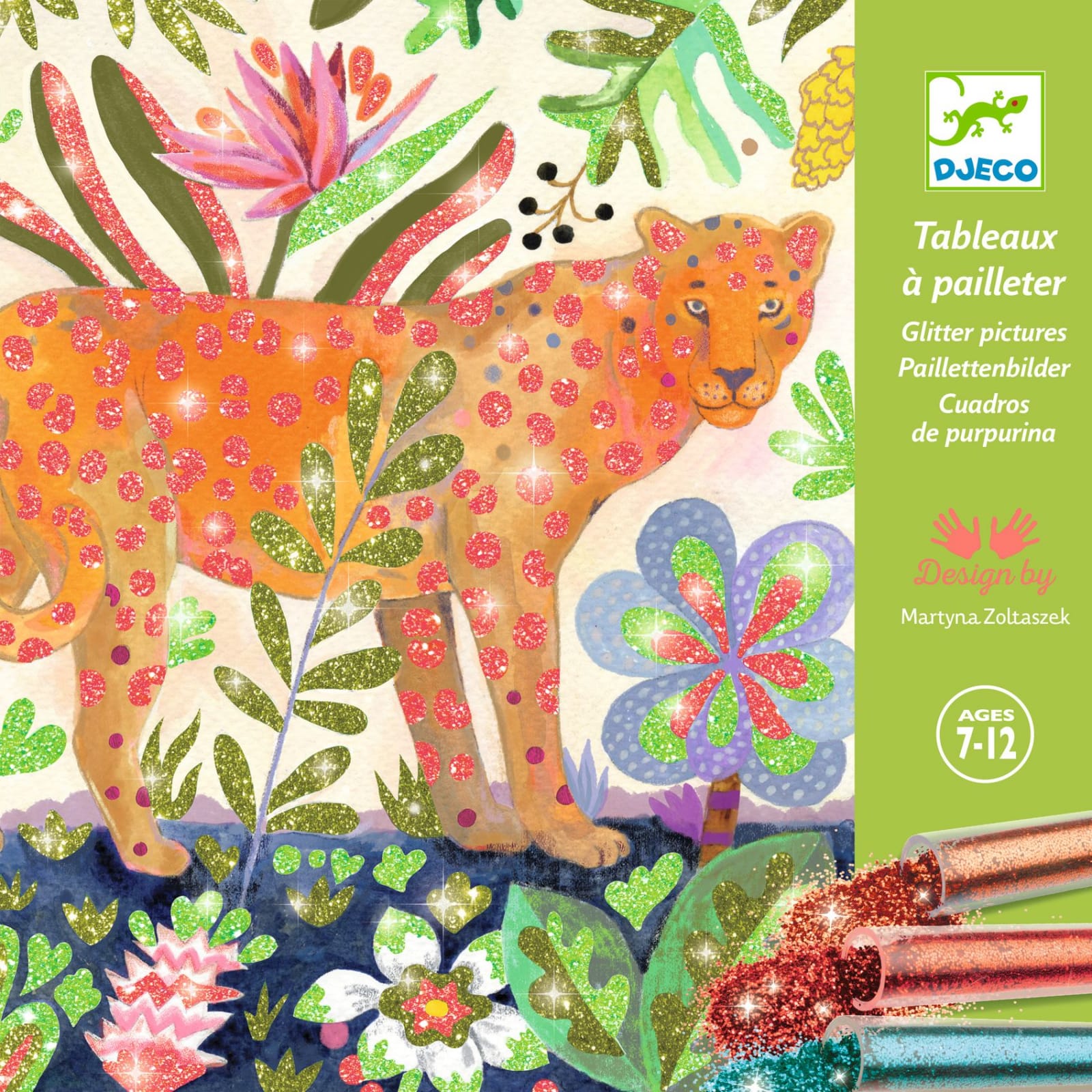 Atelier creativ cu sclipici, Tropico, Djeco, 6-7 ani + [1]