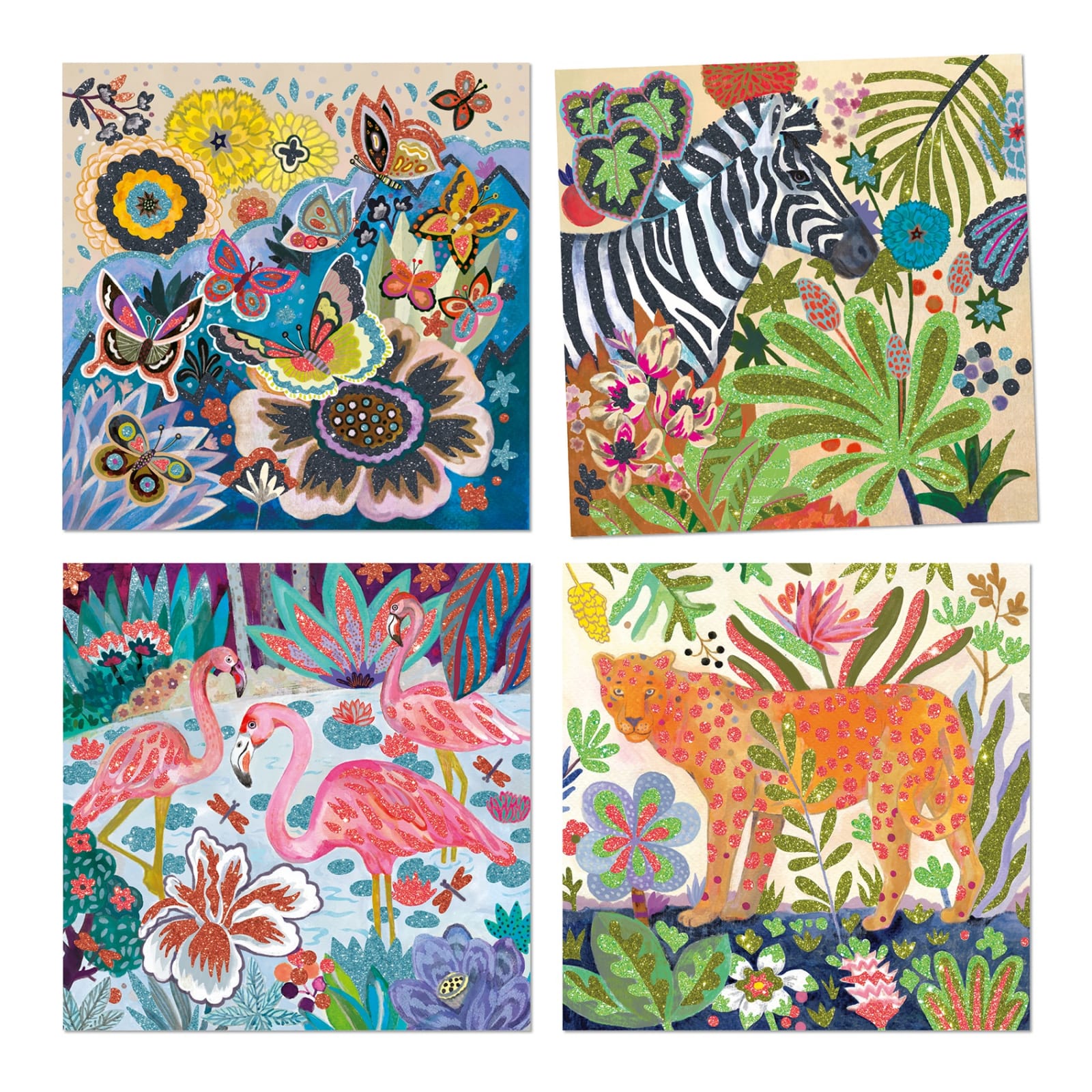 Atelier creativ cu sclipici, Tropico, Djeco, 6-7 ani + [3]