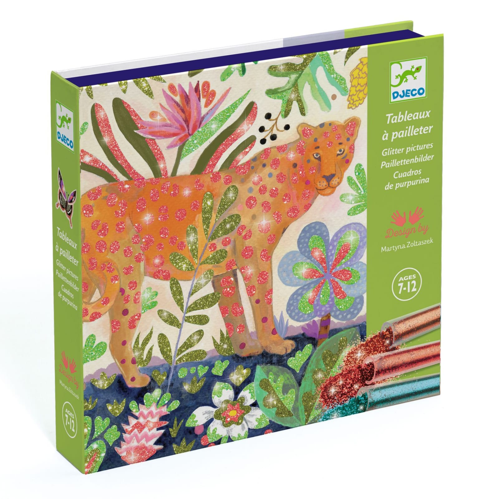 Atelier creativ cu sclipici, Tropico, Djeco, 6-7 ani + [5]