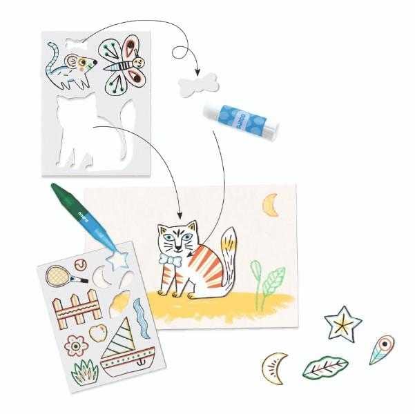 Atelier creativ Djeco, Animale, 2-3 ani + [2]